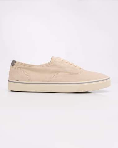 Brunello Cucinelli Men's Low-Top Canvas Sneakers