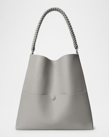 Callista Duo Slim Medium Grained Leather Tote Bag