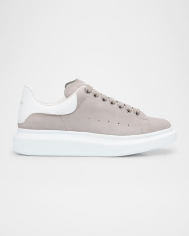 McQueen Men's Oversized Suede Low-Top Sneakers