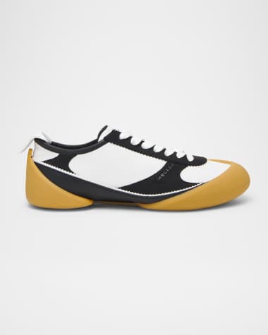 McQueen Men's Flexion Leather Low-Top Sneakers