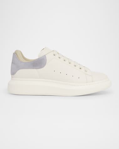 McQueen Men's Oversized Leather Low-Top Sneakers