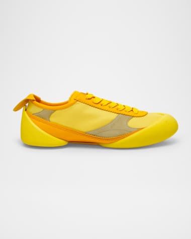McQueen Men's Flexion Nylon and Leather Low-Top Sneakers