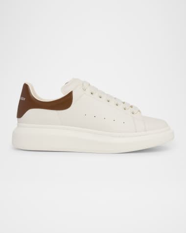 McQueen Men's Oversized Leather Low-Top Sneakers