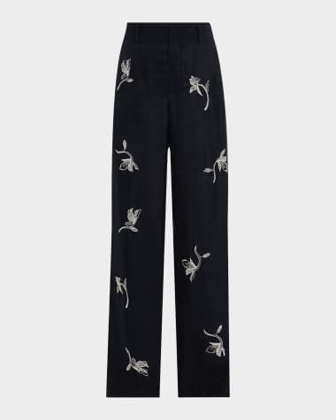 Cinq a Sept Zinon Falling Lillies Pants