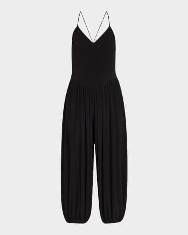 Norma Kamali Kenny Pleated Jumpsuit