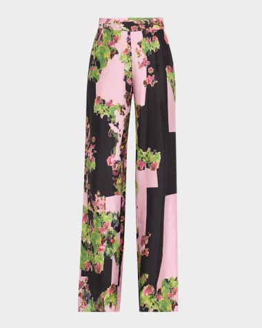 Libertine Pink London Terrace Silk Aarons Pants