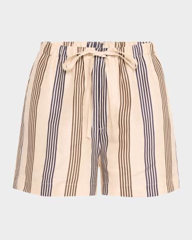 Rag & Bone Logan Linen Beach Shorts