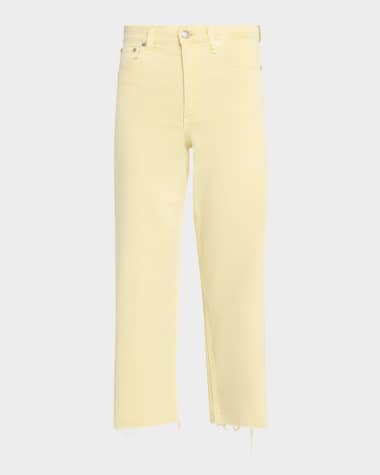 Rag & Bone Andi High-Rise Wide-Leg Ankle Jeans