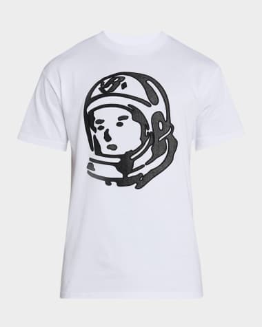 Billionaire Boys Club Men's Denim Helmet Knit T-Shirt