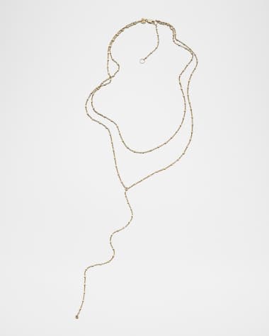 Jennifer Zeuner Ace Lariat Necklace