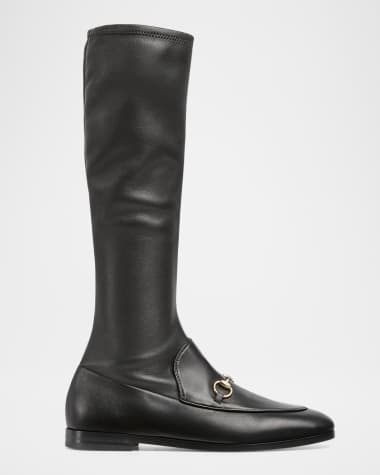 Gucci Jordaan Nappa Knee-High Boots