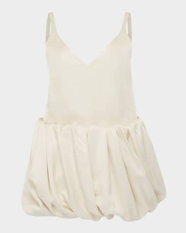 JW Anderson Rolled Hem Duchesse Mini Dress