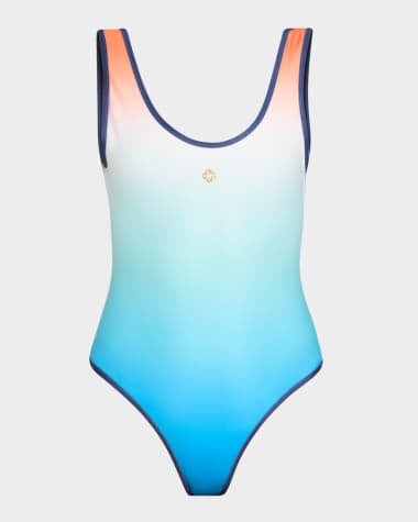 CASABLANCA Gradient One-Piece Swimsuit