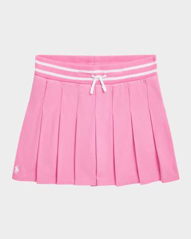 Ralph Lauren Childrenswear Girl's Pleated Tennis Skort, Size S-XL