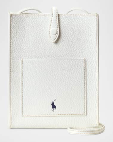 Polo Ralph Lauren Polo Play Pebbled Leather Crossbody bAG
