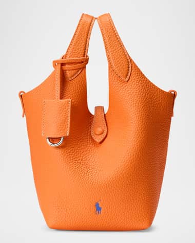 Polo Ralph Lauren The Polo Play Pebbled Leather Crossbody Bag