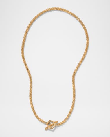 Jamie Turner 18K Yellow Gold Cabo Chain Toggle Necklace