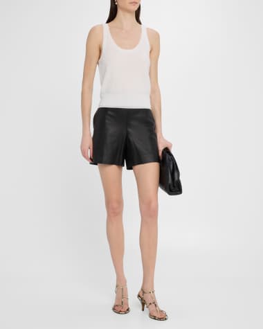 V-Neck Hardware One-Piece Swimsuit