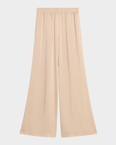 FABIANA FILIPPI Wide-Leg Enver Satin Trousers