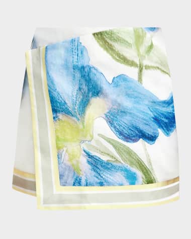 Significant Other Tess Floral Wrap Skirt