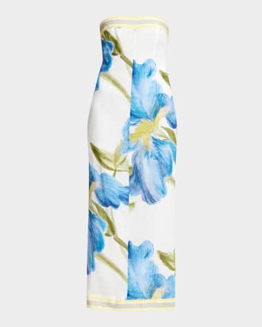Significant Other Tess Strapless Midi Dress