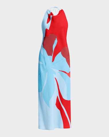 Significant Other Katy Floral Cowl-Neck Maxi Dress