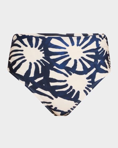 Lenny Niemeyer Sunflower High-Waist Bikini Bottoms