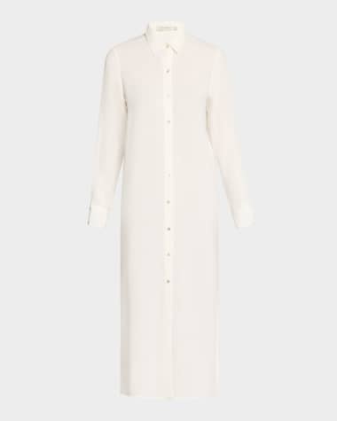 Lenny Niemeyer Side-Slit Midi Shirtdress
