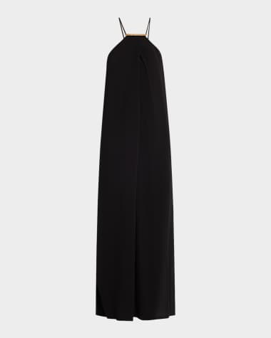 Lenny Niemeyer Halter Detailed Maxi Dress