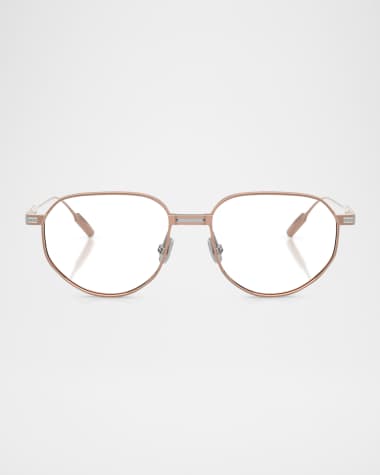 Brunello Cucinelli BC1008T Blue Light Geometric Glasses