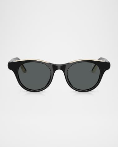 Brunello Cucinelli BC4016S Acetate Round Sunglasses
