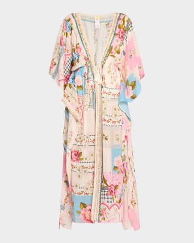 Agua Bendita Sam Meraki Maxi Kimono Coverup