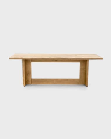 Four Hands Erie Trestle Dining Table, 89"