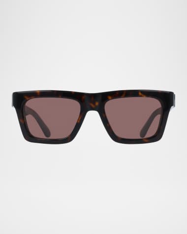 Ferragamo Men's Acetate Square Sunglasses