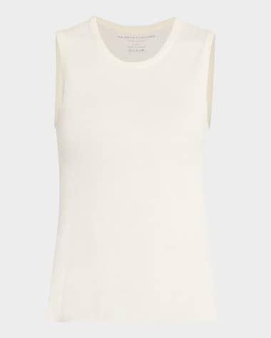 Majestic Filatures Machine-Washable Cashmere Sleeveless Sweater