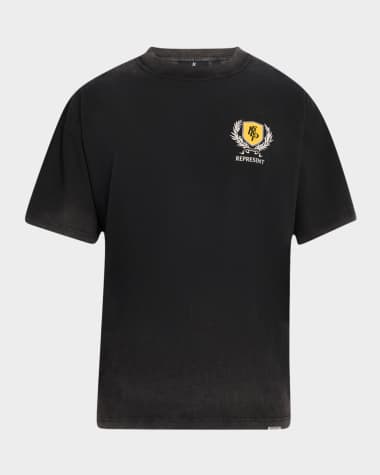 REPRESENT Men's Crest Faded T-Shirt