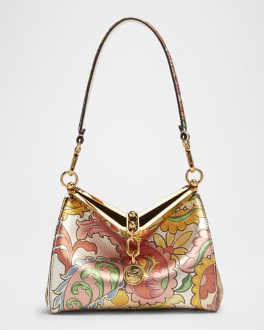 Etro Vela Printed Leather Shoulder Bag