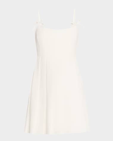 Cinq a Sept Letty Sleeveless Bow Mini Dress