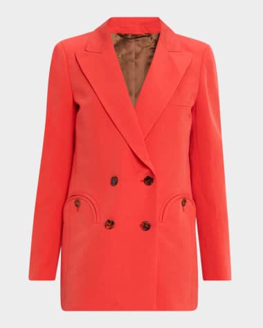 BLAZE Milano Flica Double-Breasted Everyday Blazer