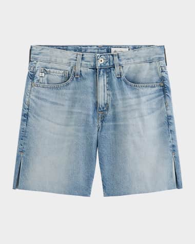 AG Jeans Ex-Boyfriend Slouchy Denim Shorts