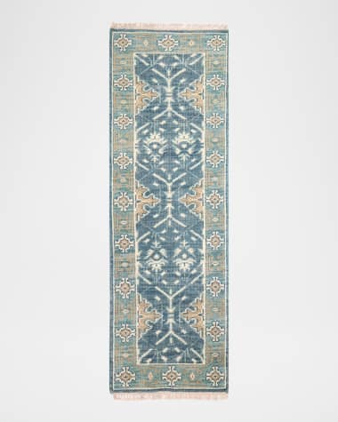 Papi Hand-Knotted Runner, 3' x 8'