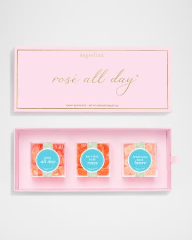 Sugarfina Rose All Day 3-Piece Candy Bento Box
