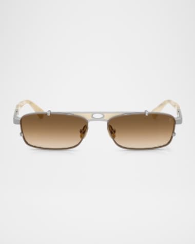 Brunello Cucinelli Men's BC2010ST Rectangular Sunglasses