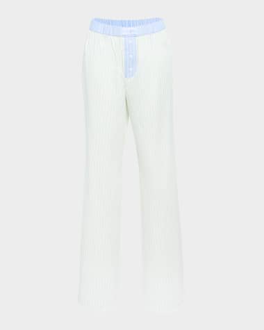 SER.O.YA Charli Striped Poplin Pants
