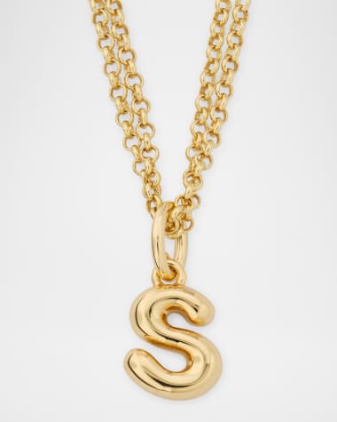 Roxanne Assoulin The Puffy Initial Necklace