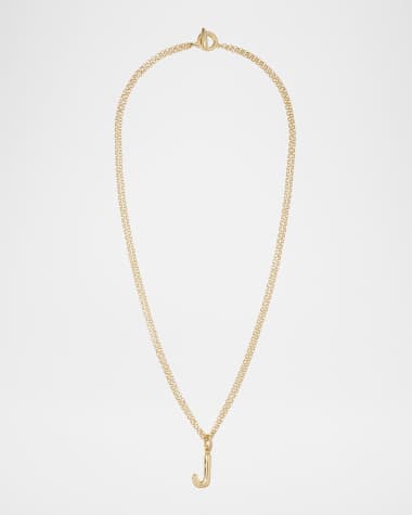 Roxanne Assoulin The Puffy Initial Necklace