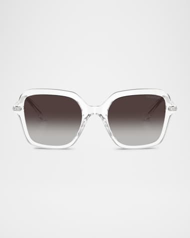 SWAROVSKI SK6040 Crystal-Embellished Acetate Square Sunglasses