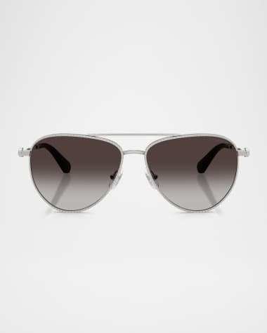 SWAROVSKI SK7031 Aviator Metal Sunglasses
