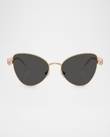SWAROVSKI SK7034 Butterfly Crystalized Sunglasses