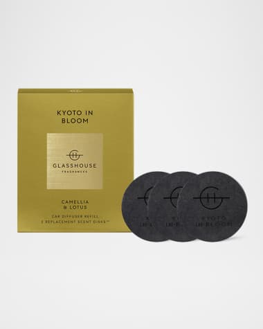 GLASSHOUSE FRAGRANCES Kyoto in Bloom, 3 Replacement Scent Disks